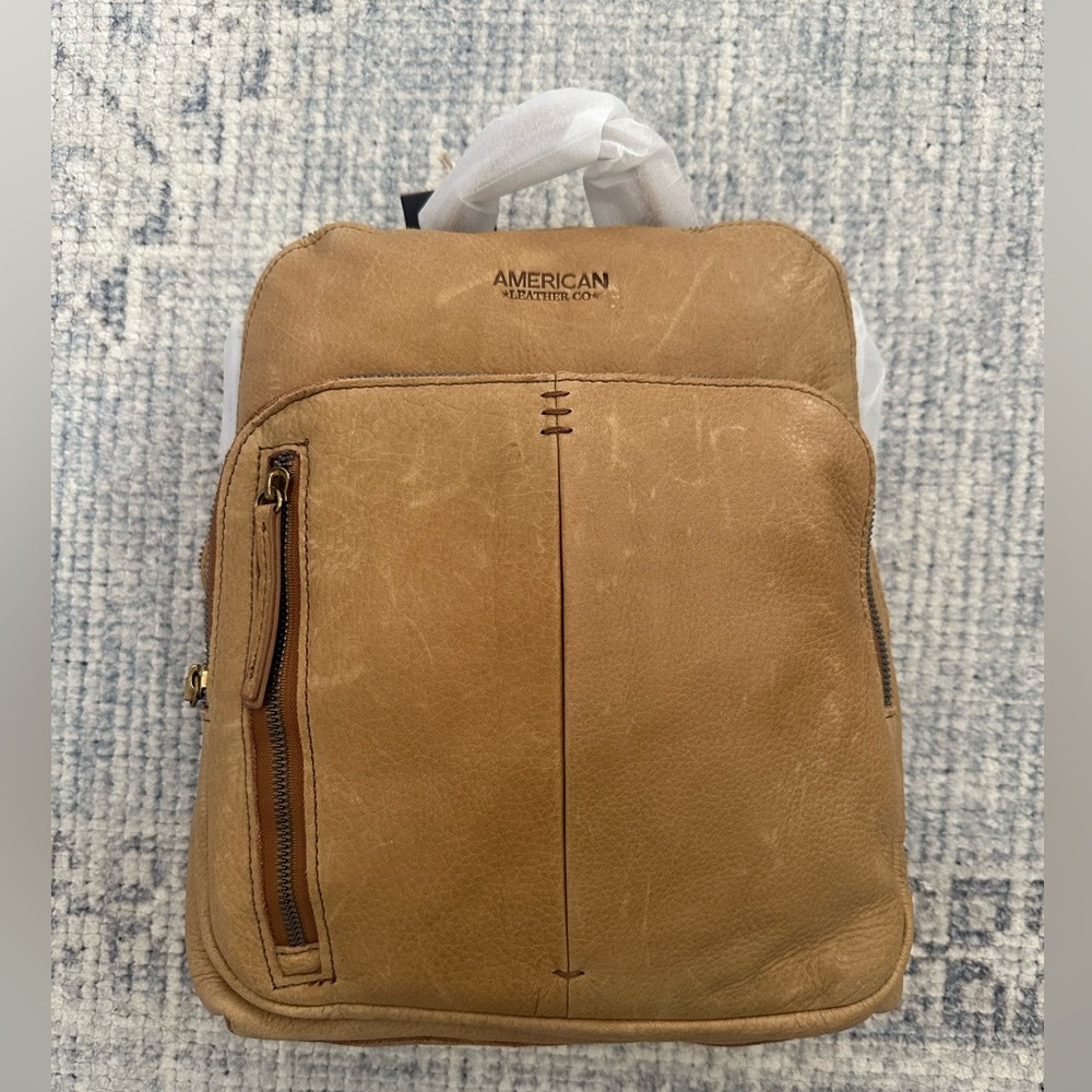 NWT American Leather Cleveland Backpack - Picture 6 of 7